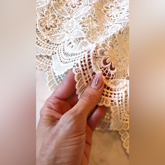 Free People Guipure Lace Mini Dress - Picture 10 of 12